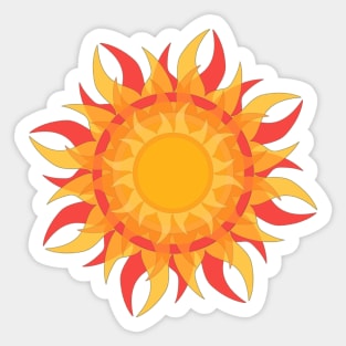 Sun Sticker